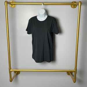 New American Apparel Power Wash Tee Shirt Coal